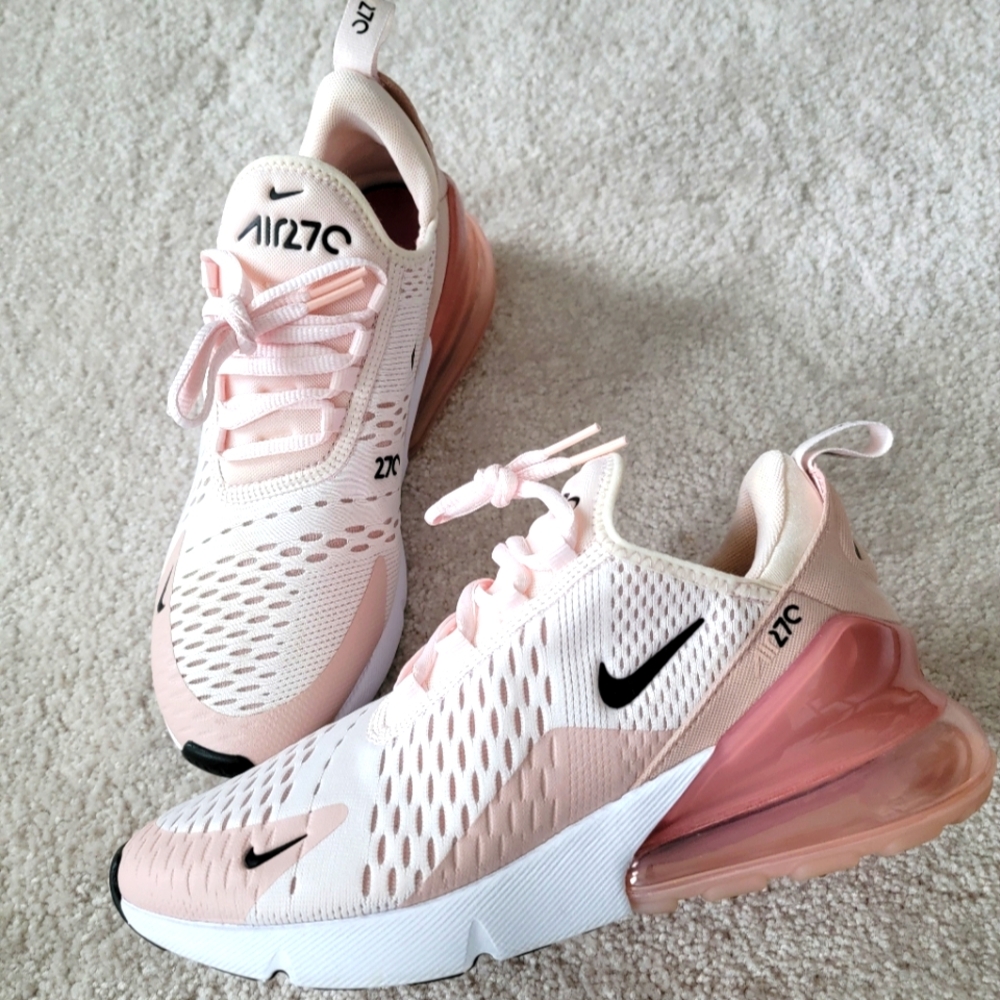Nike Air Max 270 Pink White Sneakers